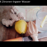 DETOX Zitronen-Ingwer Wasser (Limonade)